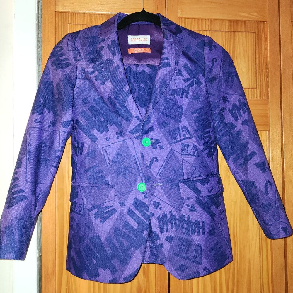 OPPOSUITS "THE JOKER"  SUIT - BLAZER AND PANTS 10yo